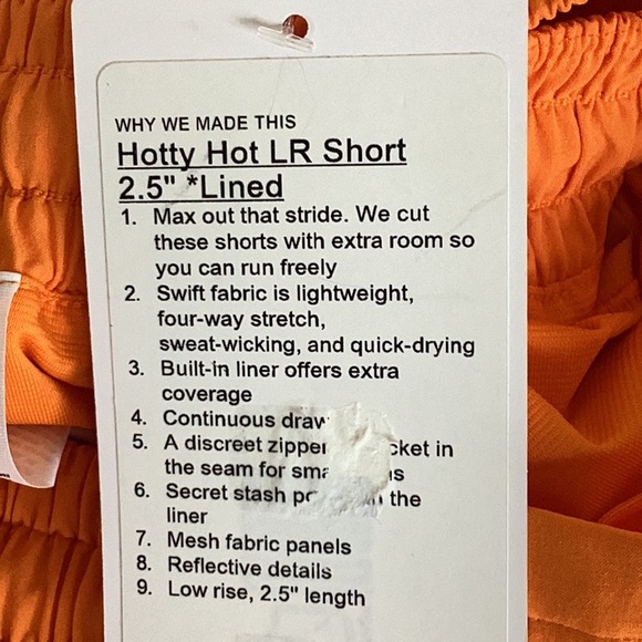 Lululemon hotty hot shorts - Picture 8 of 9